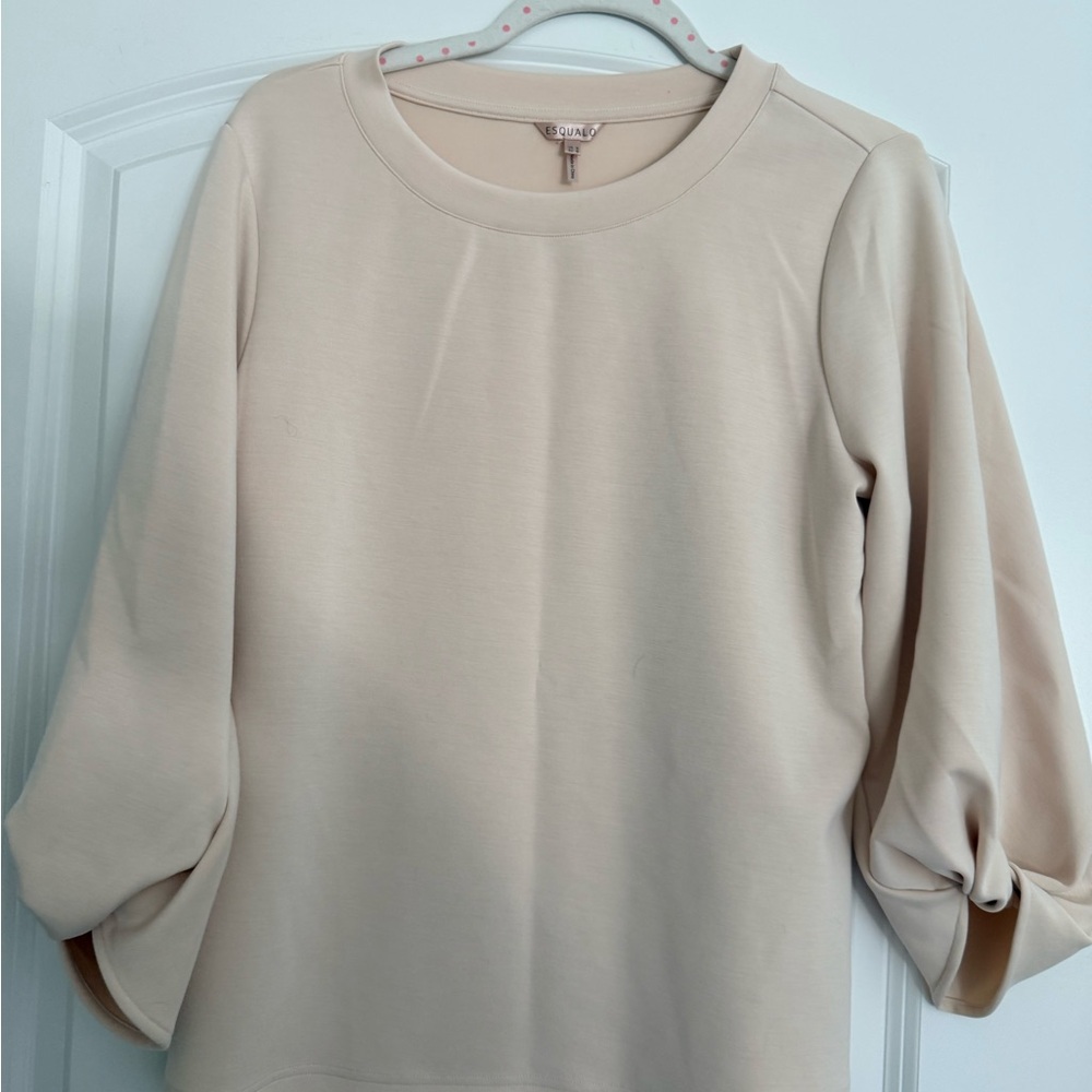 ESQUALO Cream Sweatshirt